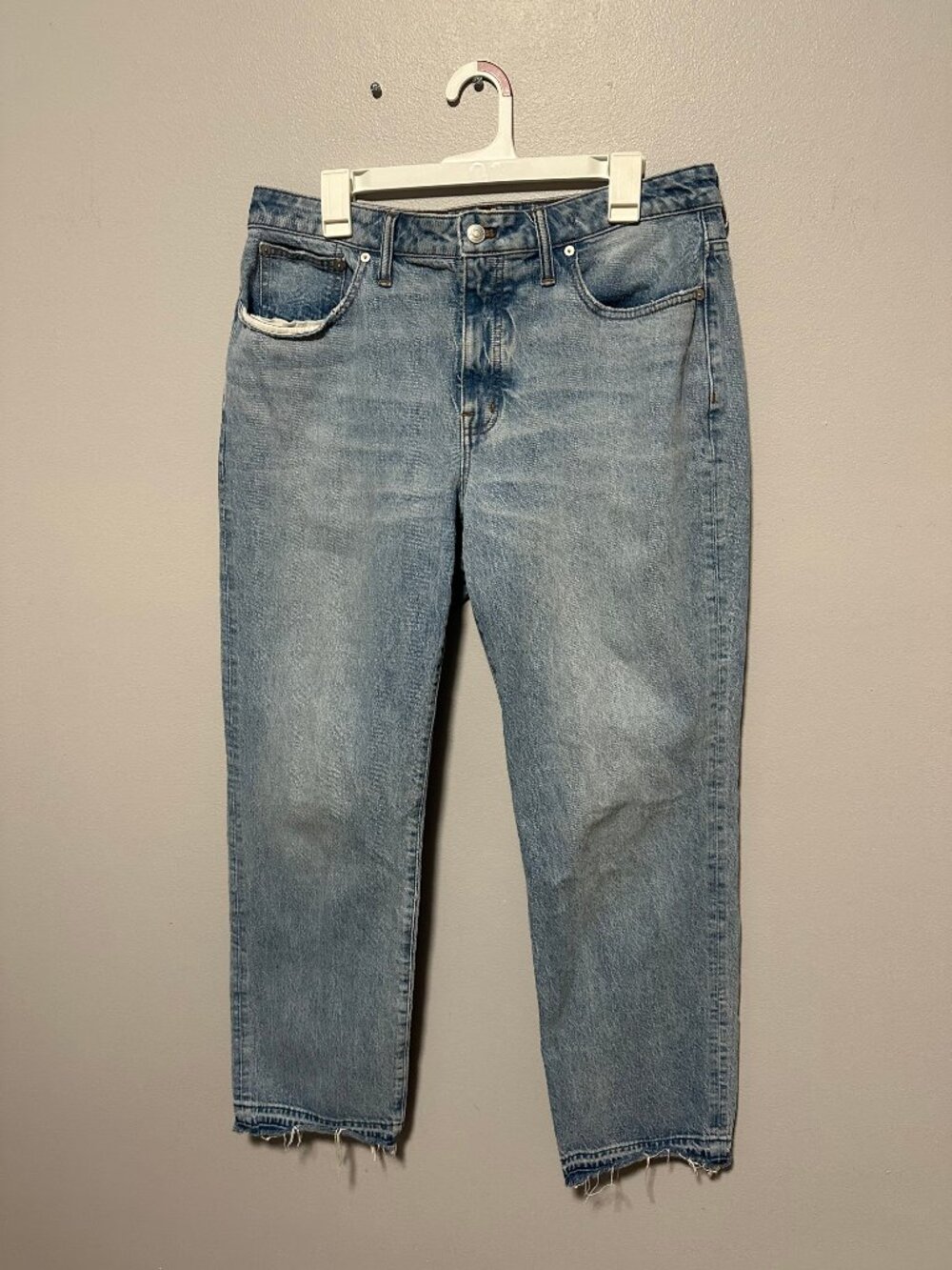 Madewell The Curvy Mid-Rise ’90s Straight Jean Light Wash 31 - Picture 4 of 14